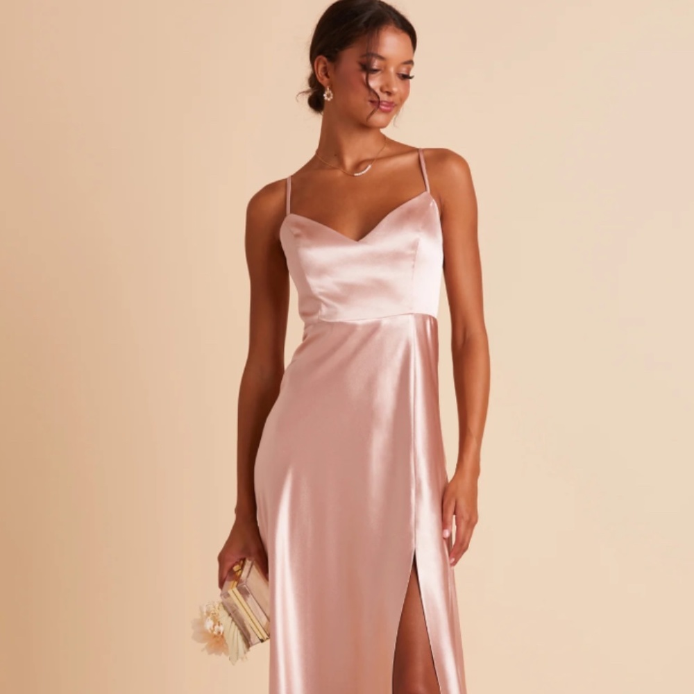Birdy Grey Jay Satin Dress - Rose Gold